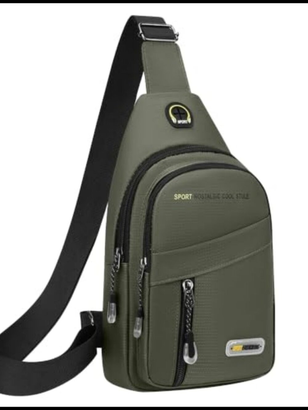 Waterproof Sling Bag Crossbody Small Backpack Shoulder Chest Bag Travel Hiking